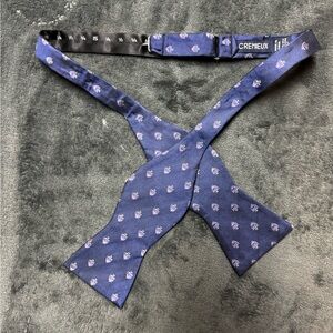 Purple Bow Tie with Fish by Cremiux